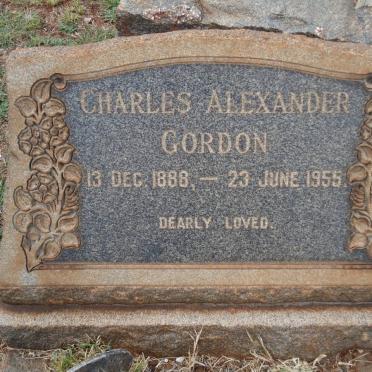 GORDON Charles Alexander 1888-1955