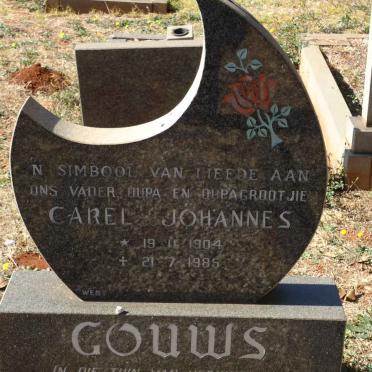 GOUWS Carel Johannes 1904-1985