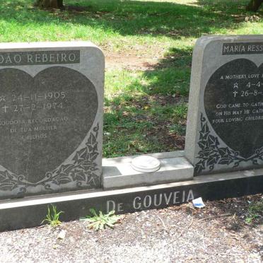 GOUVEIA Joao Rebeiro, de  1905-1974 &amp; Maria Ressurreicao 1915-1994