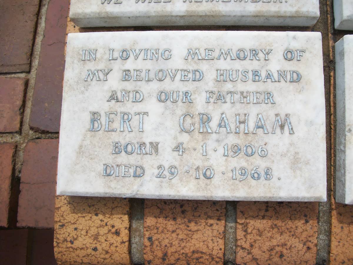 GRAHAM Bert 1906-1968