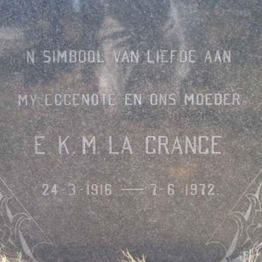 GRANGE E.K.M., la 1916-1972