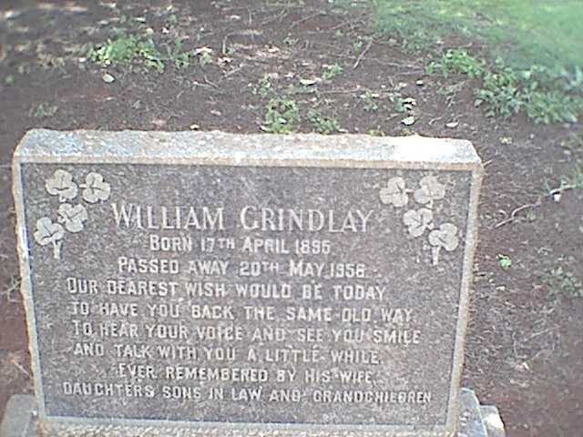 GRINDLAY William 1895-1956