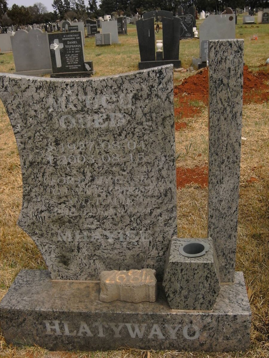 HLATSHWAYO Moucu Obed 1927-2003