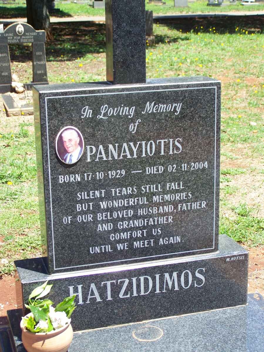 HATZIDIMOS Panayiotis 1929-2004
