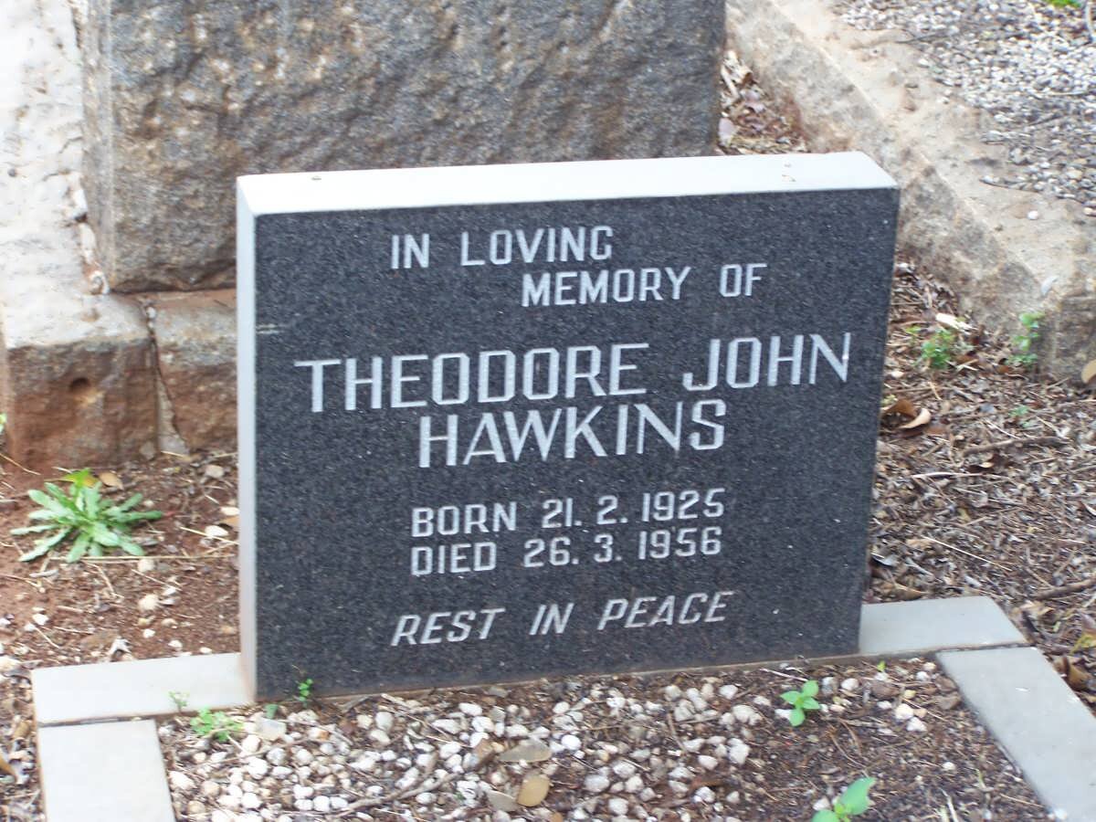 HAWKINS Theodore John 1925-1956