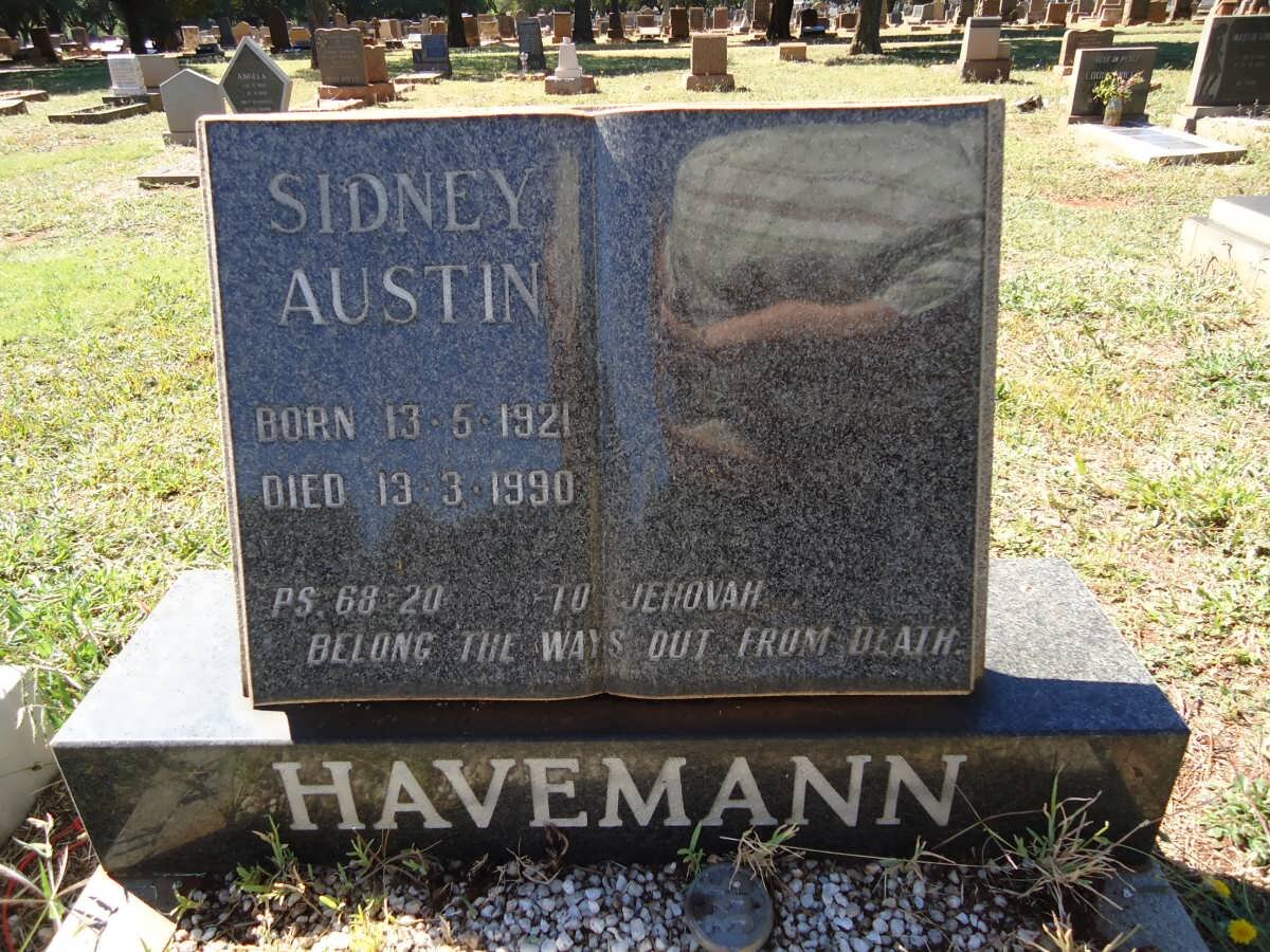 HAVEMANN Sidney Austin 1921-1990
