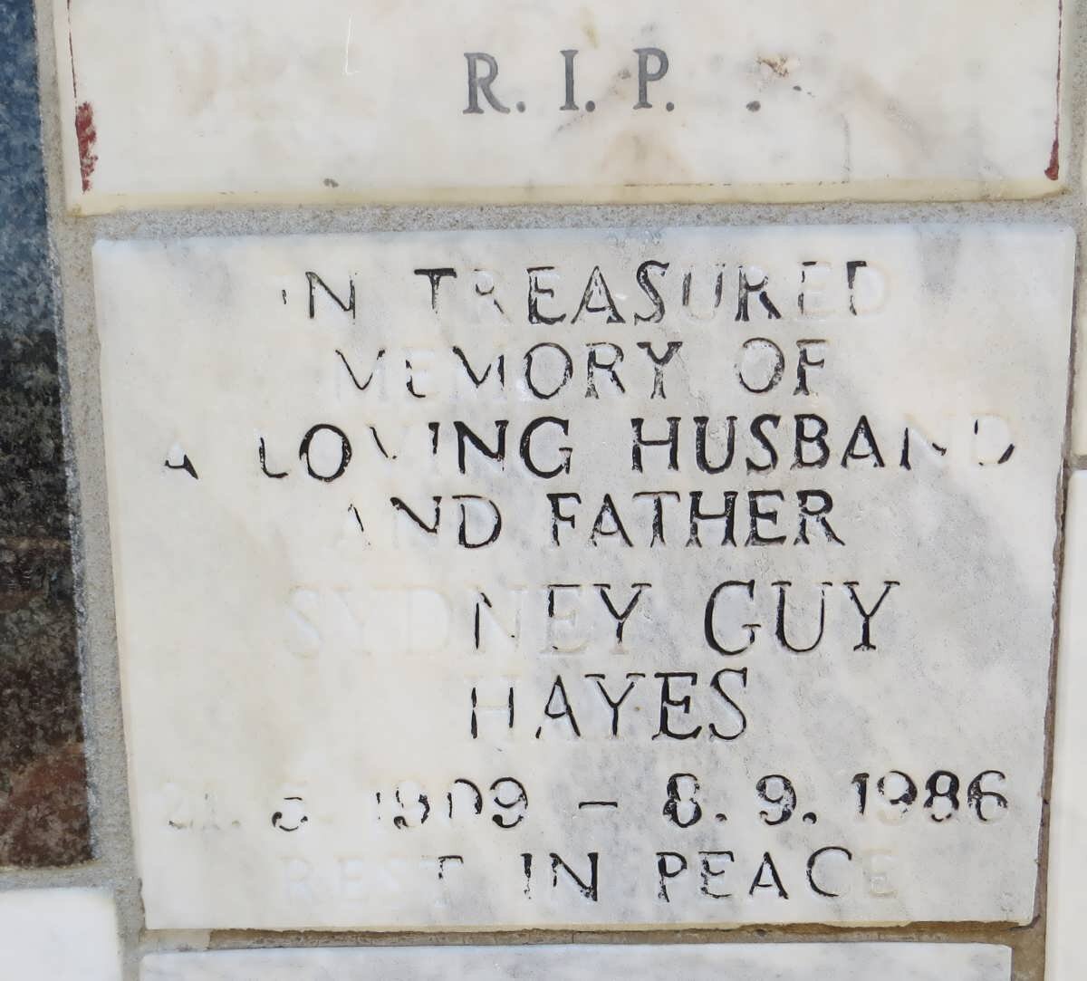 HAYES Sydney Guy 1909-1986