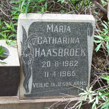 HAASBROEK Maria Catharina 1962-1965