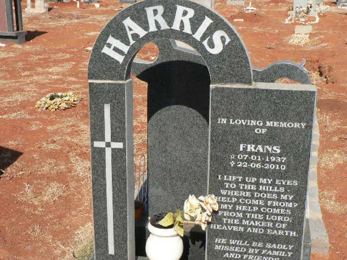 HARRIS Frans 1937-2010