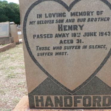 HANDFORD Henry -1943