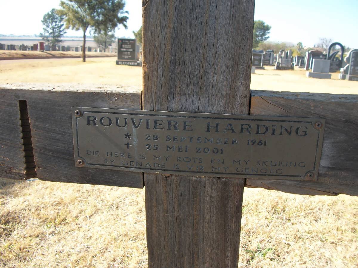 HARDING Rouviere 1961-2001