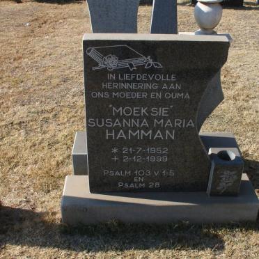HAMMAN Susanna Maria 1952-1999