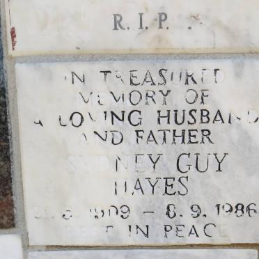 HAYES Sydney Guy 1909-1986