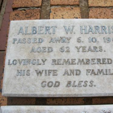 HARRIS Albert W. -1969