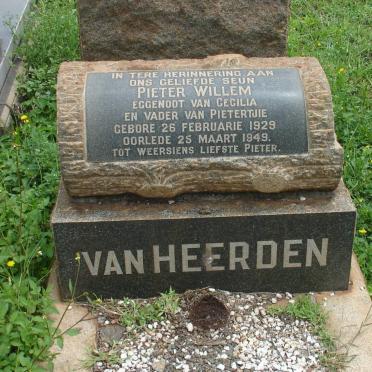 HEERDEN Pieter Willem, van 1929-1949