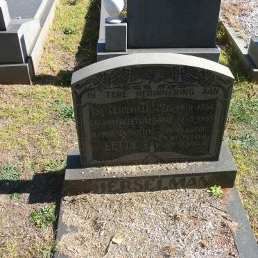 HERSELMAN Lettie 1934-1985