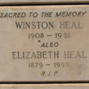 HEAL Winston 1908-1952 :: HEAL Elizabeth 1879-1953