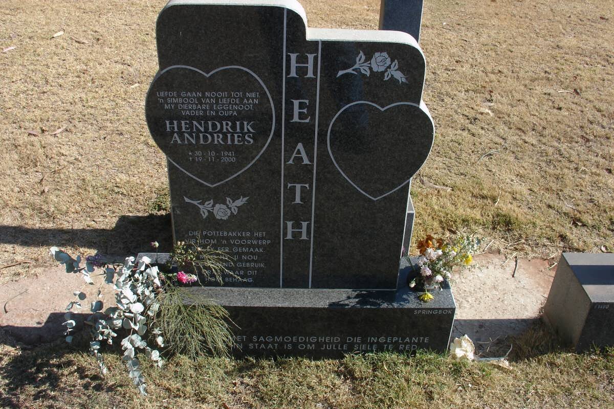 HEATH Hendrik Andries 1941-2000