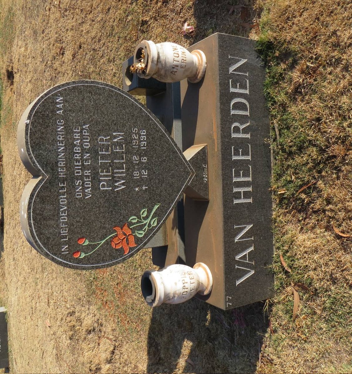 HEERDEN Pieter Willem, van 1925-1996