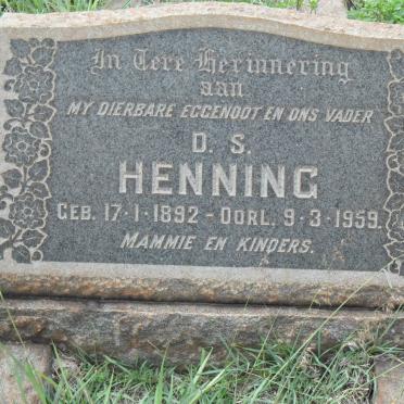 HENNING D.S. 1892-1959