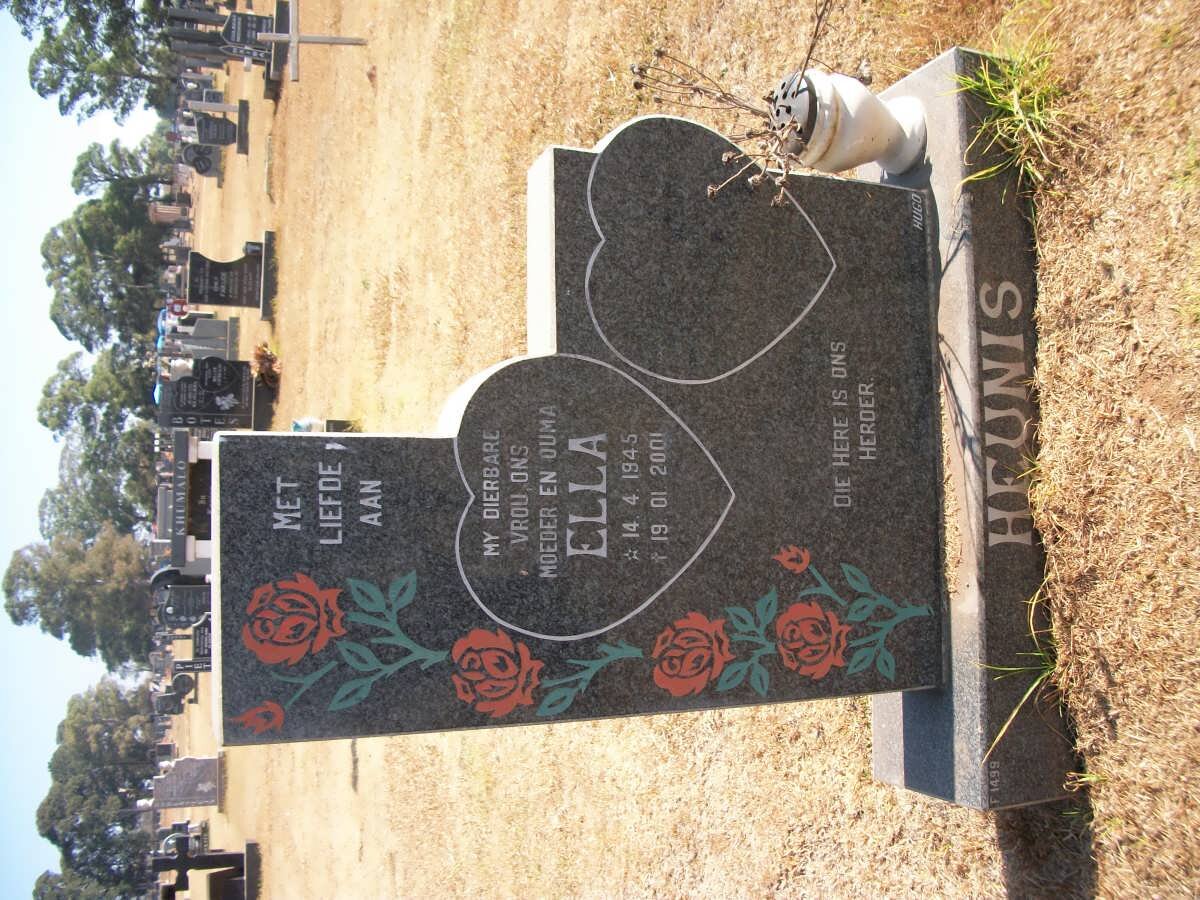 HEUNIS Ella 1945-2001