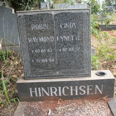HINRICHSEN Robin Raymond 1953-1994 &amp; Cindy Lynette 1957-