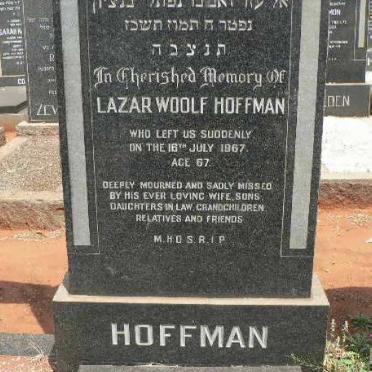 HOFFMAN Lazar Woolf -1967