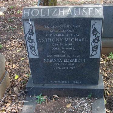 HOLTZHAUSEN Anthony Michael 1917-1973 &amp; Johanna Elizabeth 1921-1977