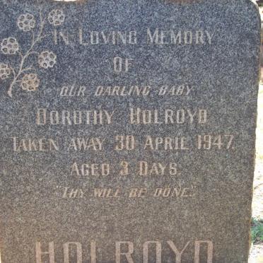 HOLROYD Dorothy -1947