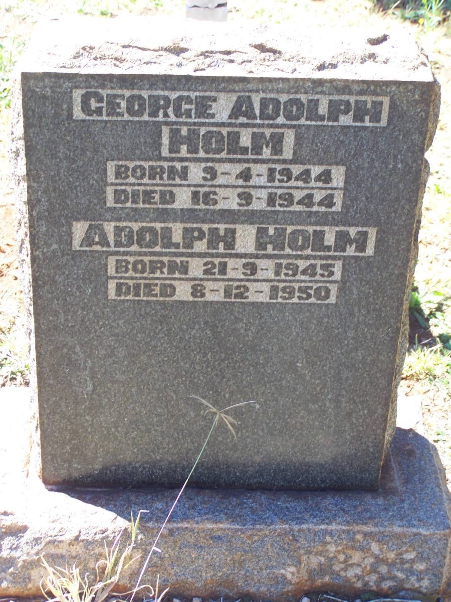 HOLM George Adolph 1944-1944 :: HOLM Adolph 1945-1950