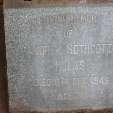 HOLMS Andrew Sothcott -1946