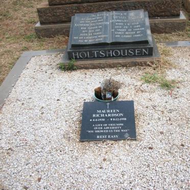 HOLTSHOUSEN Wessel Thinus Johannes 1908-1985 &amp; Katherine -1951 :: RICHARDSON Maureen 1930-1998