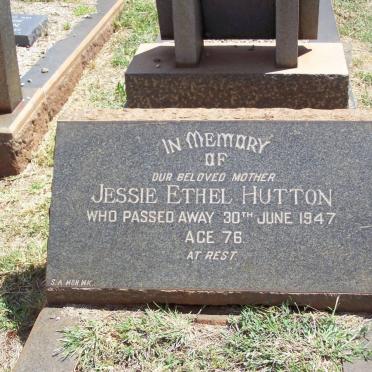 HUTTON Jessie Ethel -1947