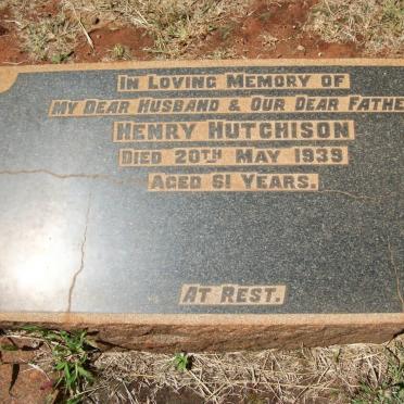 HUTCHISON Henry -1939