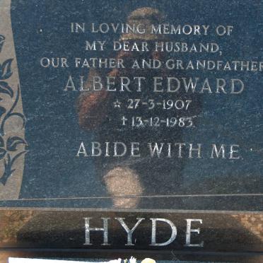HYDE Albert Edward 1907-1983