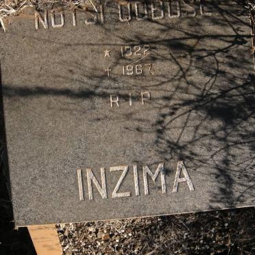 INZIMA Notsi Qubose 1922-1967