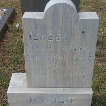 JACOBS Isabel 1977-1978