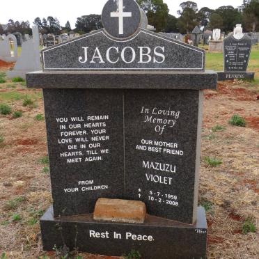 JACOBS Mazuzu Violet 1959-2008