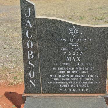 JACOBSON Max 1906-1992