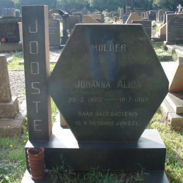 JOOSTE Johanna Alida 1890-1967