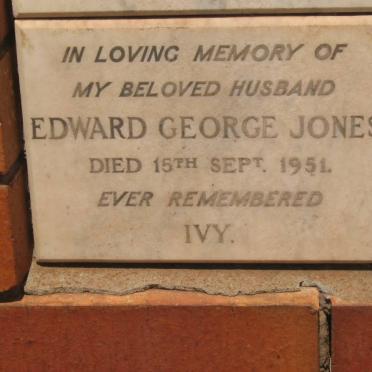 JONES Edward George -1951