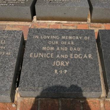 JORY Edgar and Eunice