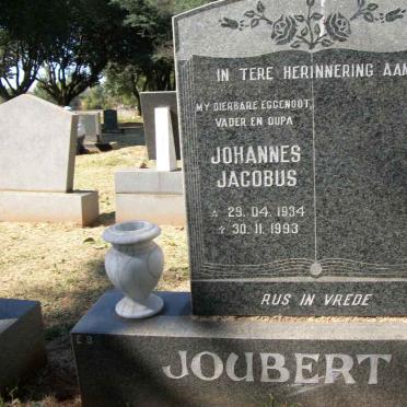 JOUBERT Johannes Jacobus 1934-1993