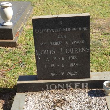 JONKER Louis Lourens 1918-1984