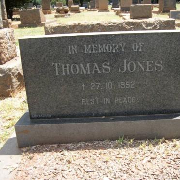 JONES Thomas -1952