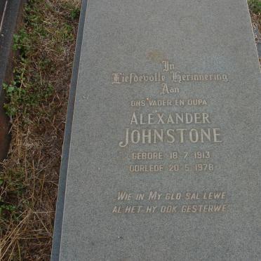 JOHNSTONE Alexander 1913-1978