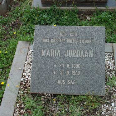 JORDAAN Maria 1896-1962