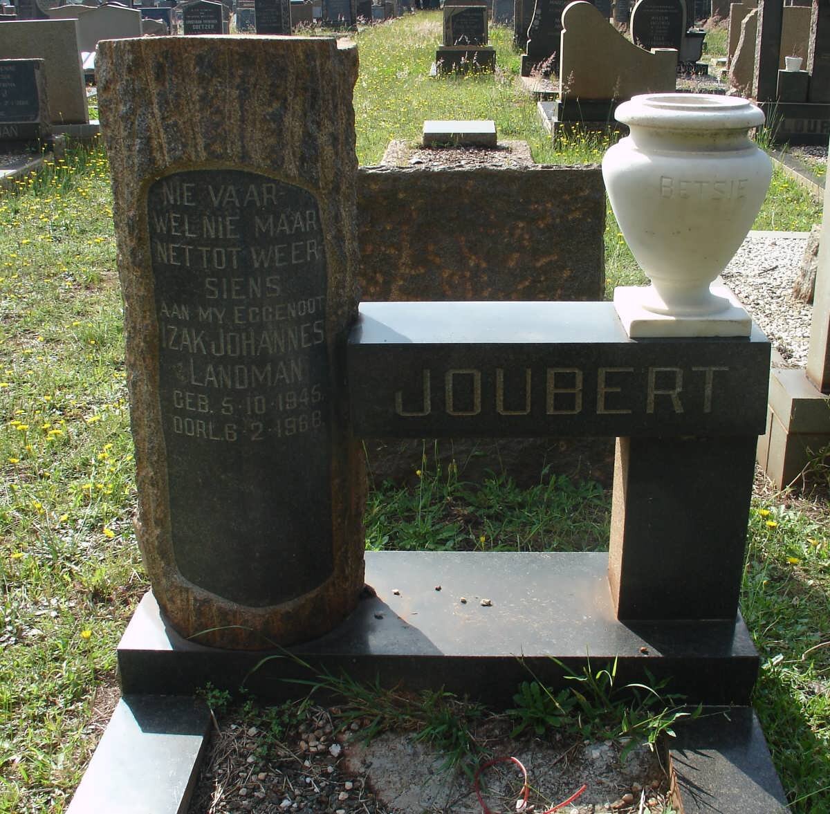 JOUBERT Izak Johannes Landman 1946-1966