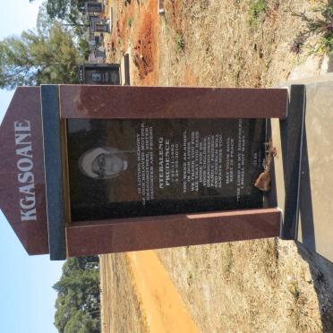 KGASOANE Ntebaleng Prudence 1952-2010