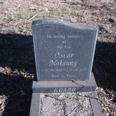 KGABO Oscar Motaung 1973-1973
